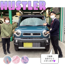 新車ハスラー笑顔の御納車式です♫